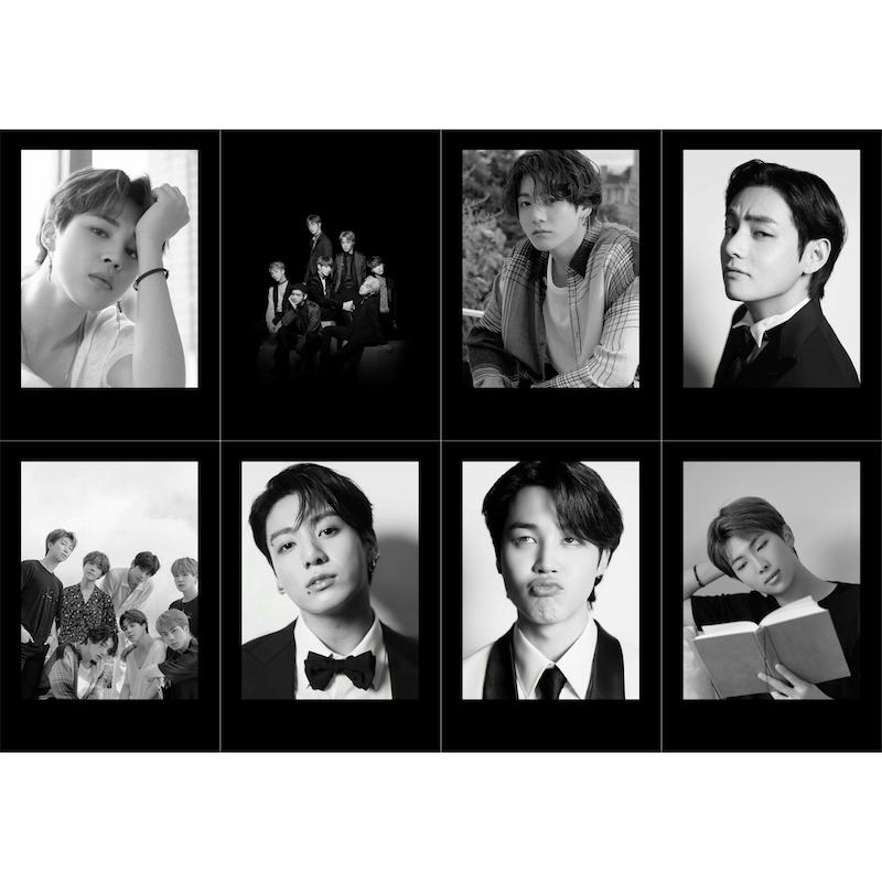 پک پولاروید 8تایی  بی‌تی‌اس مشکی - BTS