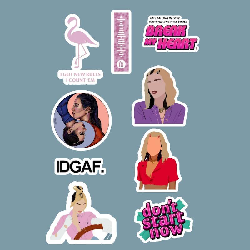 استیکر Dua Lipa کد 1032