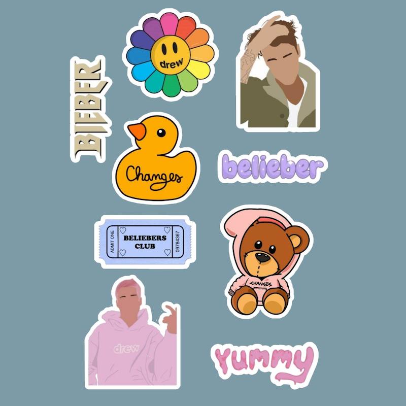 استیکر Justin Bieber کد 1058