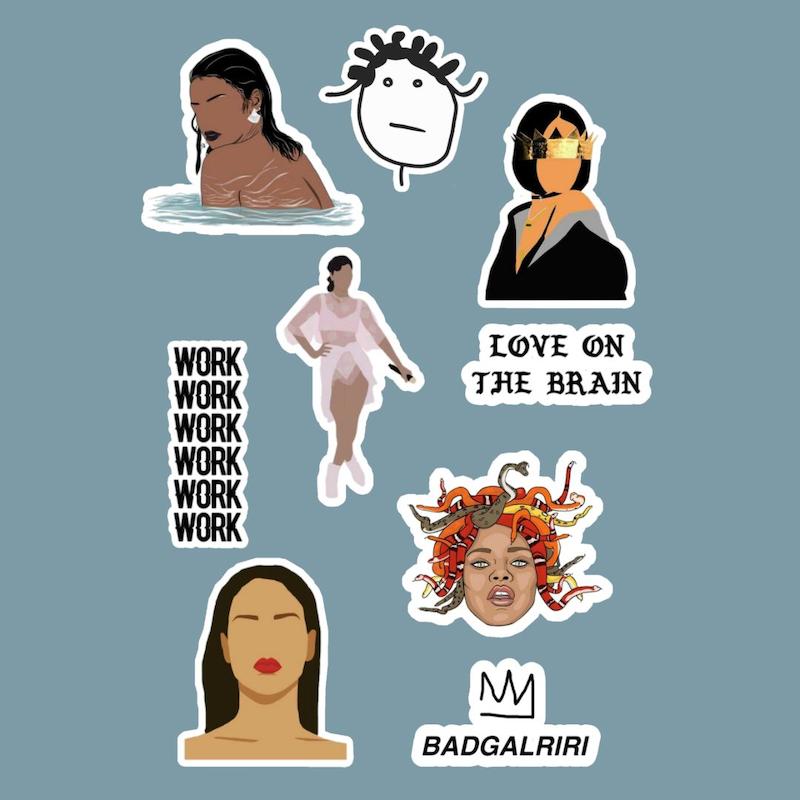 استیکر Rihanna کد 1090