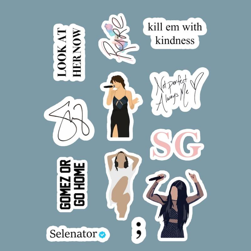 استیکر Selena Gomez کد 1092