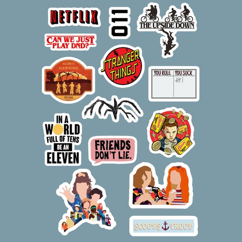 استیکر استرنجر تینگز Stranger Things کد 1099