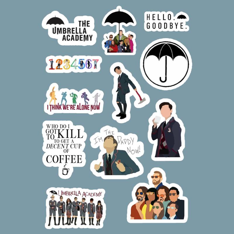 استیکر The Umbrella Academy کد 1105