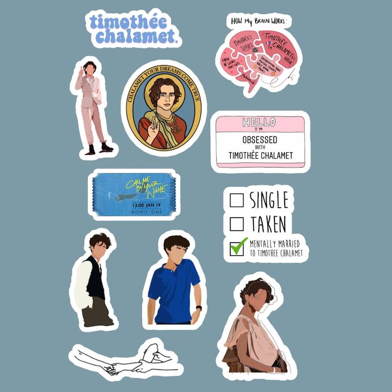 استیکر Timothee Chalamet کد 1107
