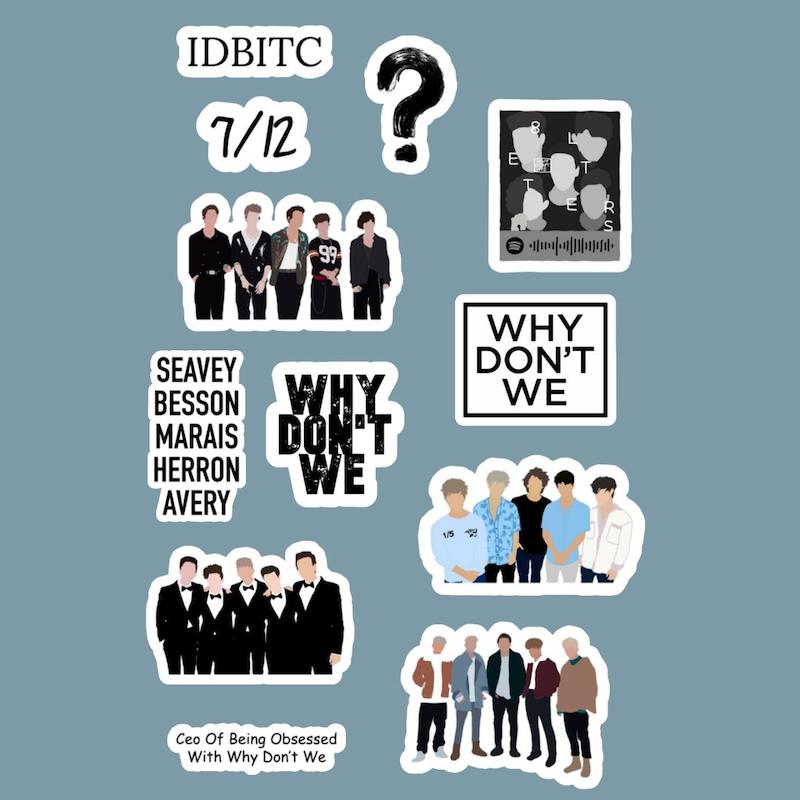 استیکر Why Don't We کد 1115