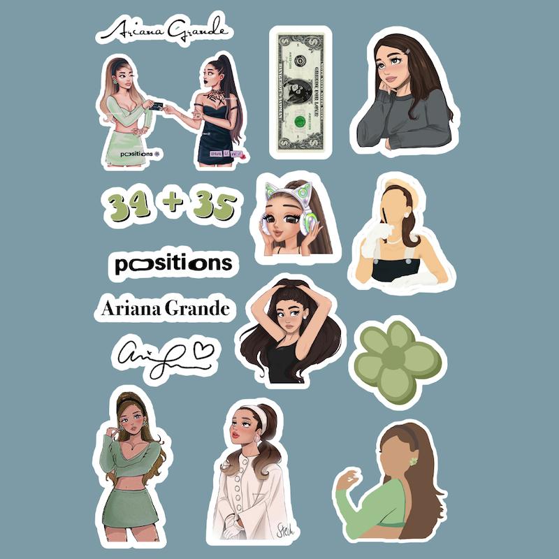 استیکر Ariana Grande کد 1142