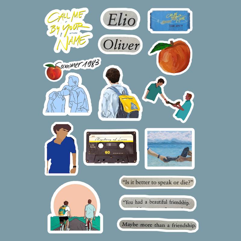 استیکر Call Me By Your Name کد 1144