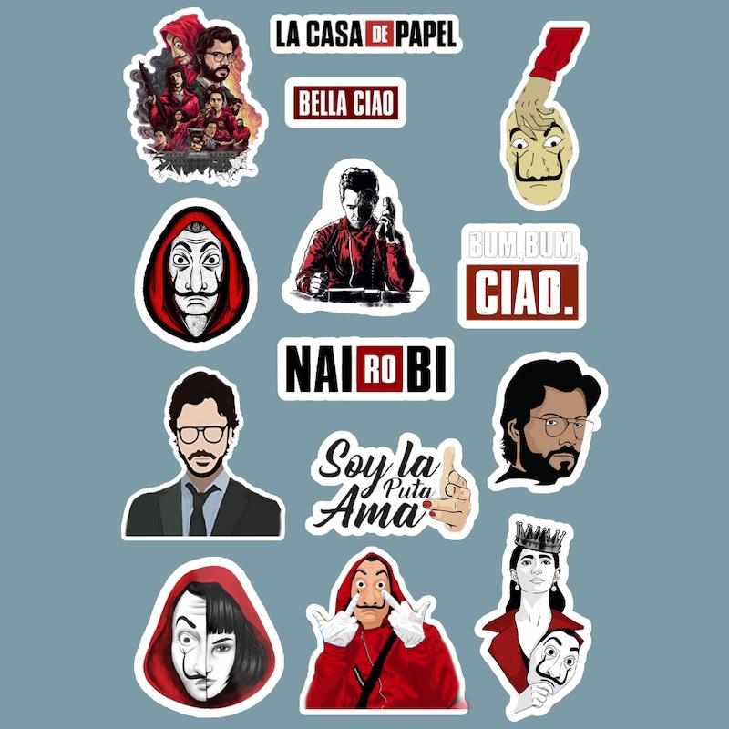 استیکر Money Heist کد 1145