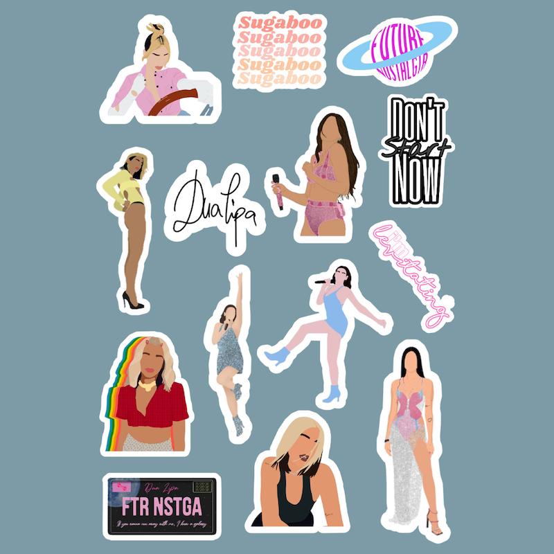 استیکر Dua Lipa کد 1147