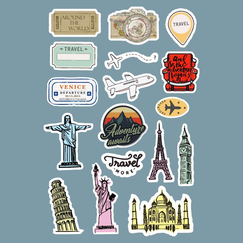 استیکر Travel کد 1158