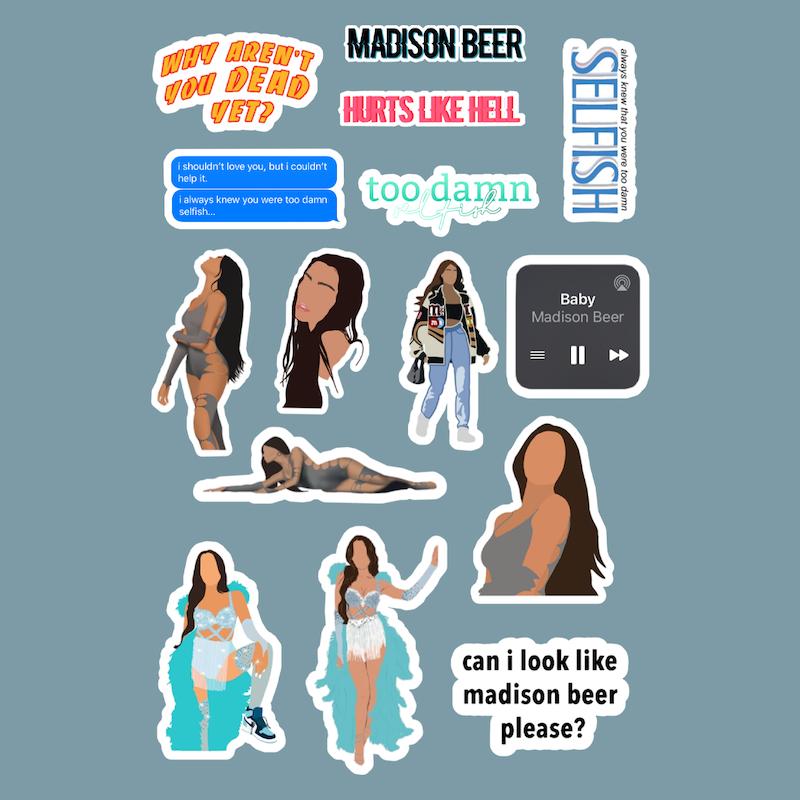 استیکر Madison Beer کد 1162
