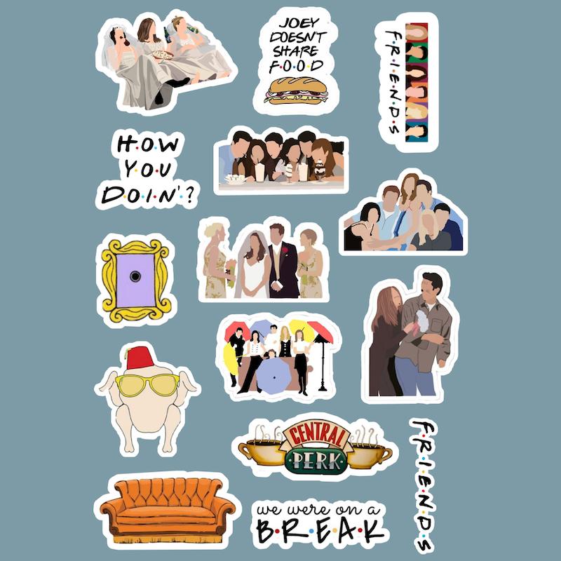استیکر فرندز Friends کد 1166