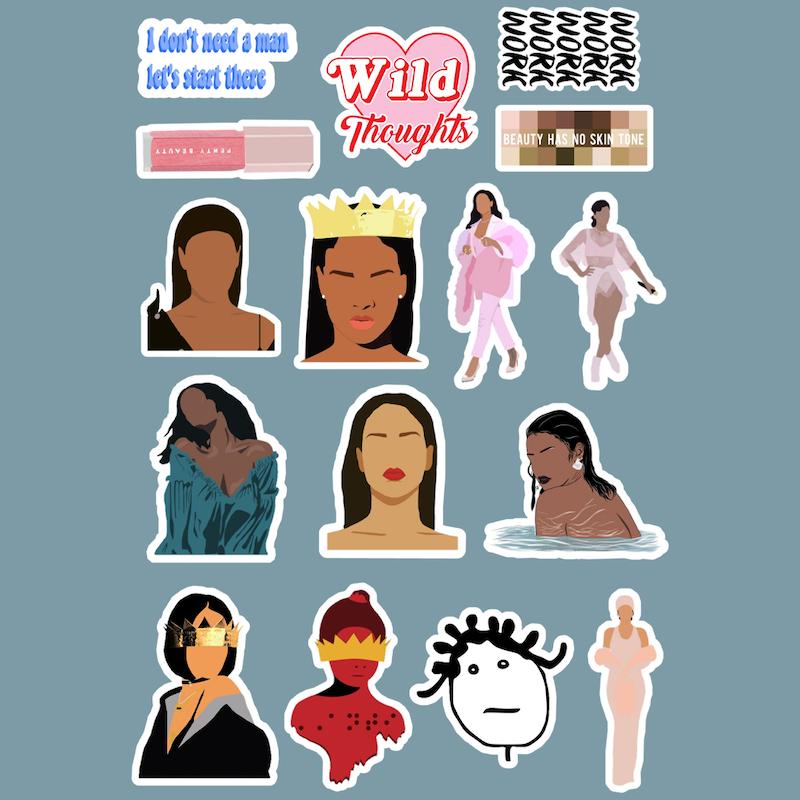 استیکر Rihanna کد 1171