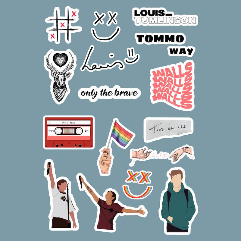 استیکر Louis Tomlinson کد 1183