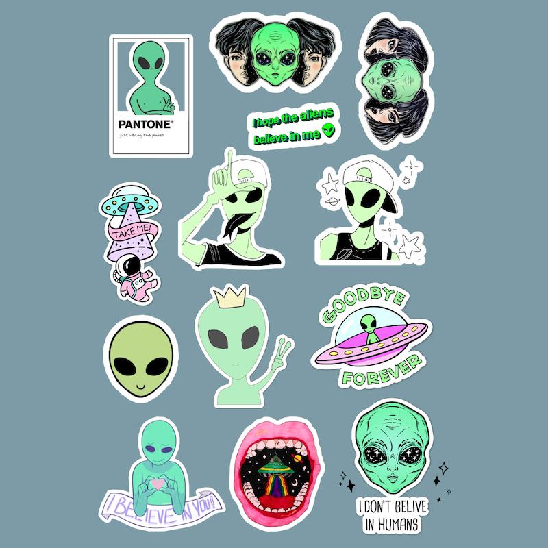 استیکر Alien کد 1185