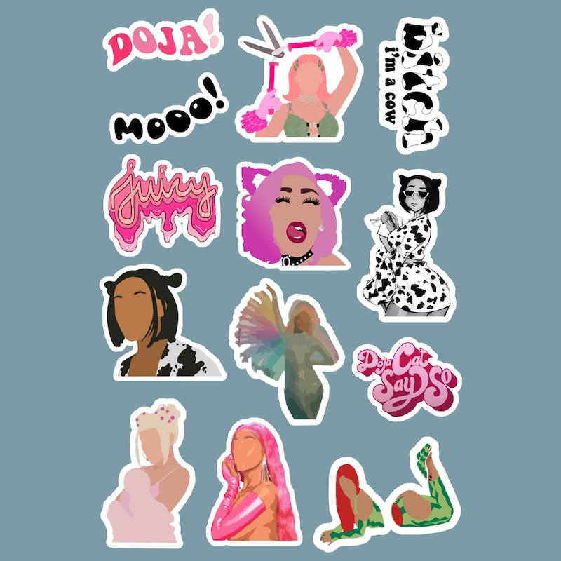 استیکر Doja Cat کد 1188