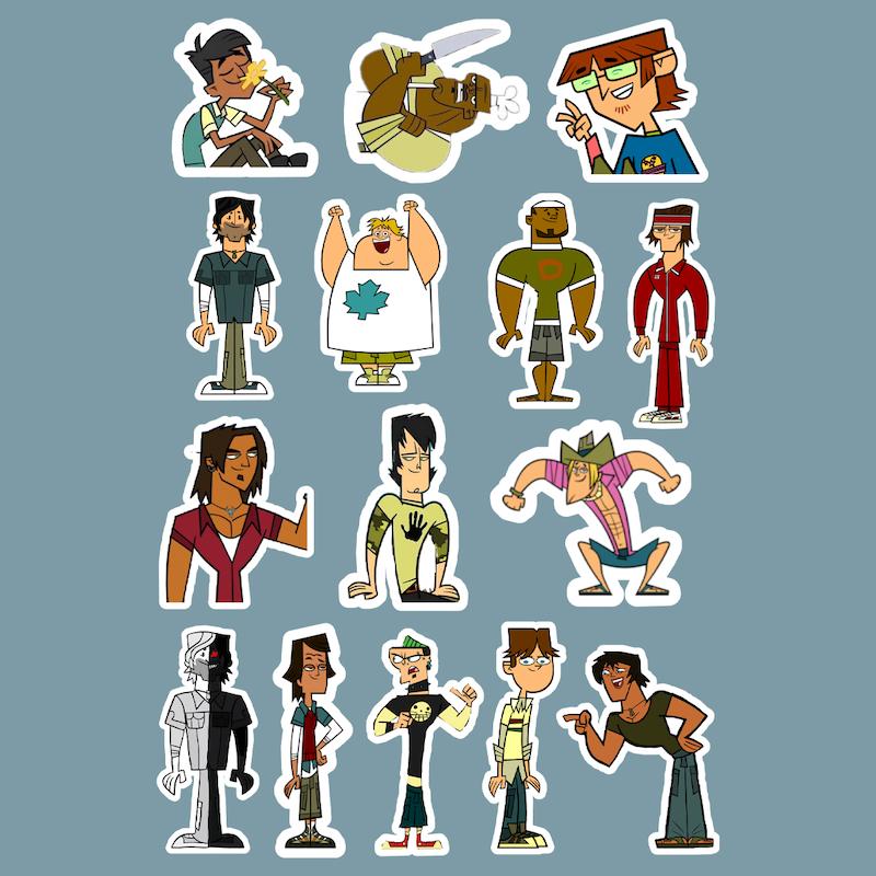 استیکر Total Drama Island کد 1189
