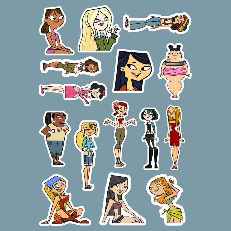 استیکر Total Drama Island کد 1190