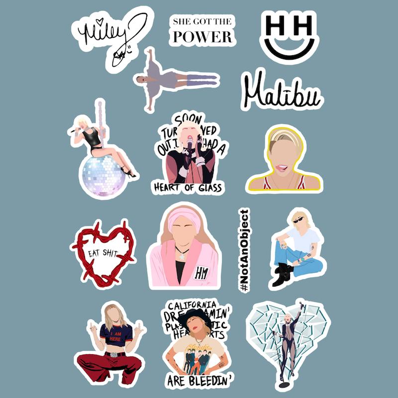 استیکر Miley Cyrus کد 1202