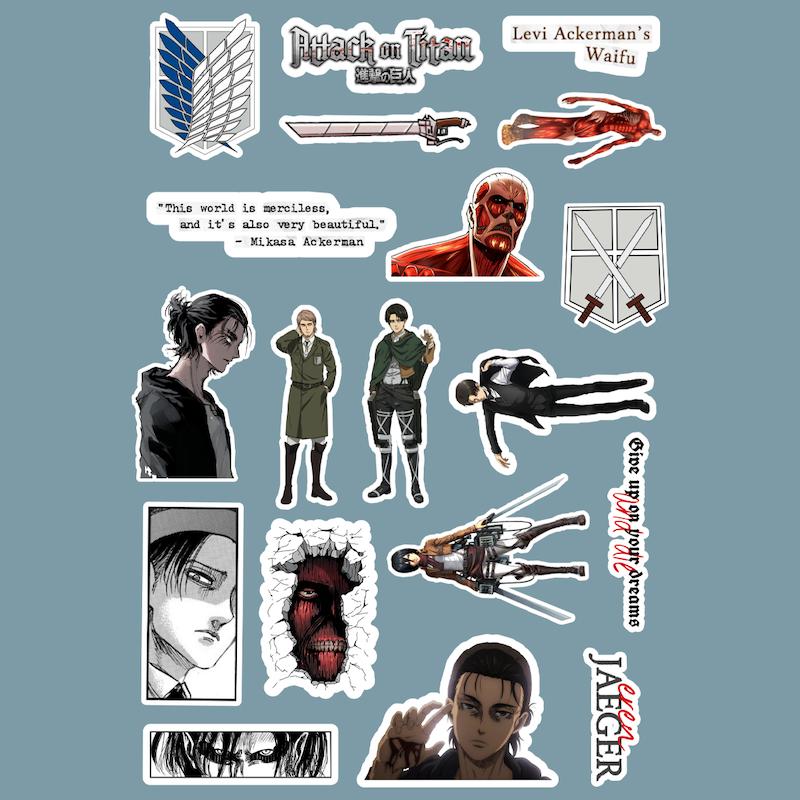 استیکر Attack On Titans کد 1203