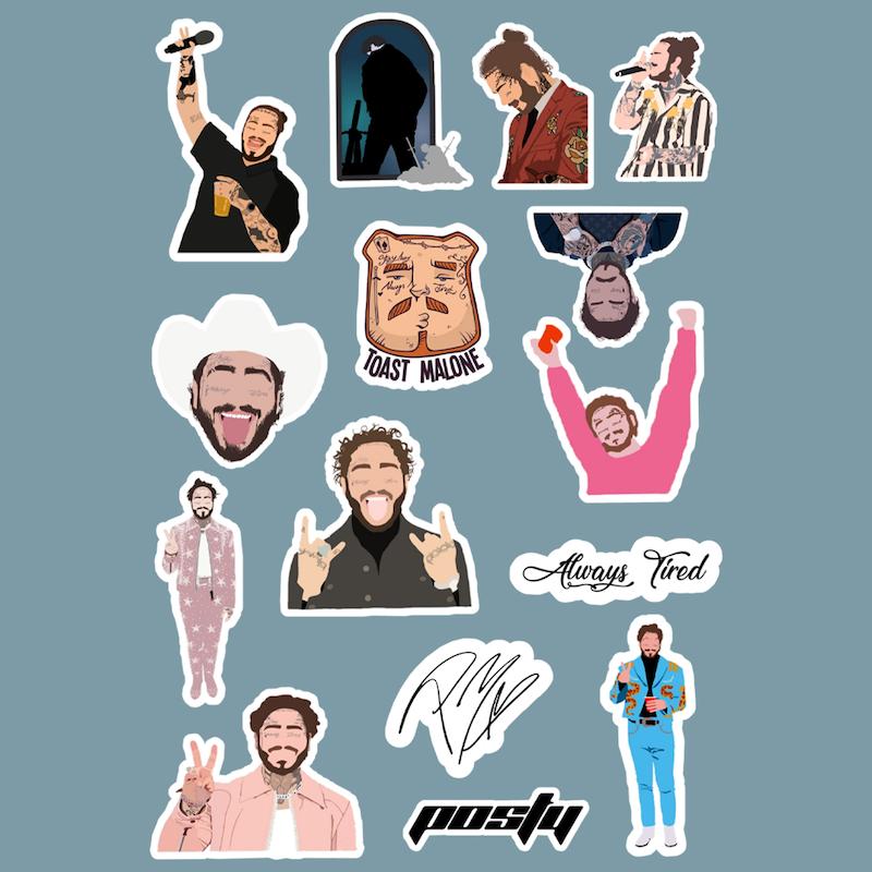 استیکر Post Malone کد 1207