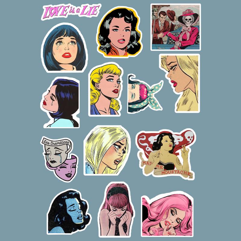 استیکر Comic کد 1209