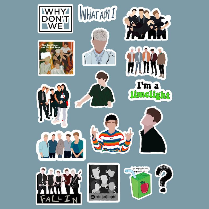 استیکر Why Don't We کد 1213