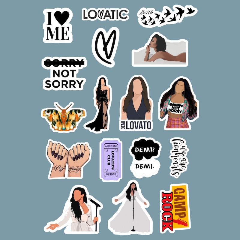 استیکر Demi Lovato کد 1214