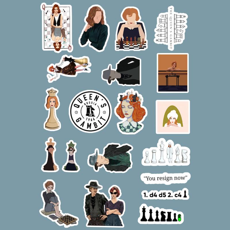 استیکر Queen's Gambit کد 1216