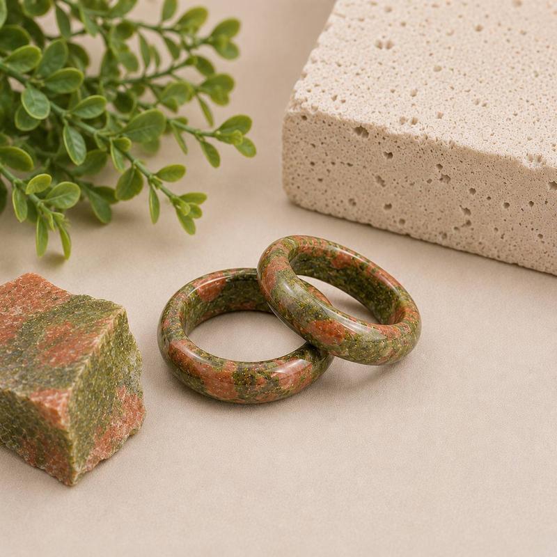 رینگ سنگی اوناکیت طبیعی
