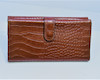 کیف پول دستی چرم طبیعی زنانه مدل V-02