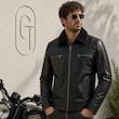کاپشن چرم مردانه مدل G168