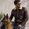 کاپشن چرم مردانه مدل G168