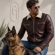 کاپشن چرم مردانه مدل G168