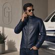 کاپشن چرم مردانه مدل G160