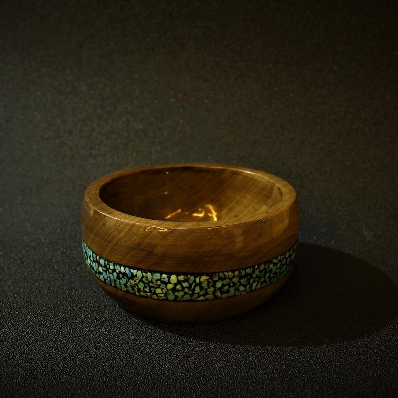 کاسه چوب و فیروزه