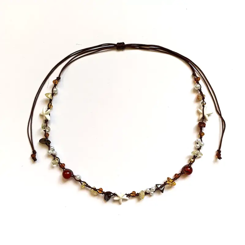 گردنبند مهره ای 