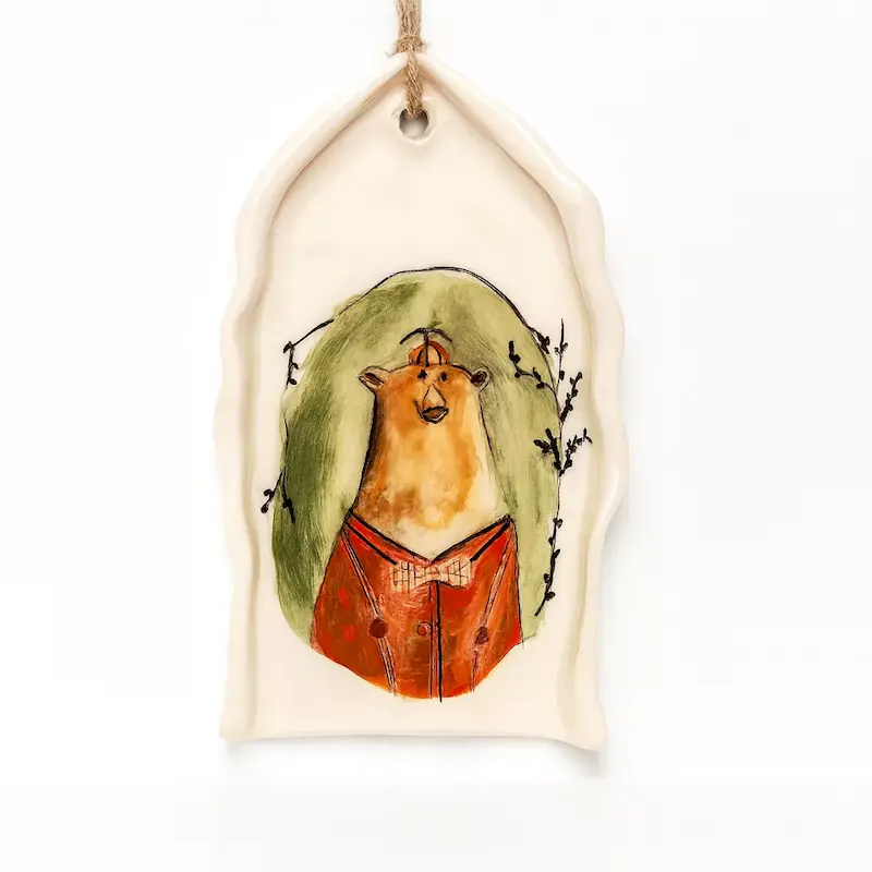 آویز دیواری سرامیکی 