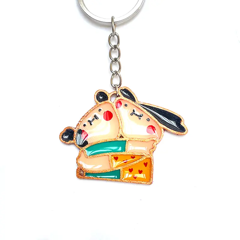 آویز کلید رزینی و پلاستیکی دست‌ساز