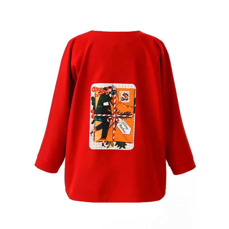 محصول پارچه‌ای کتان کجراه با چاپ طرح و مغزدوزی