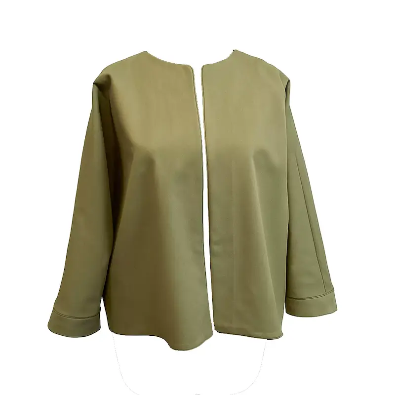 محصول پارچه‌ای کتان کجراه با چاپ طرح و مغزدوزی