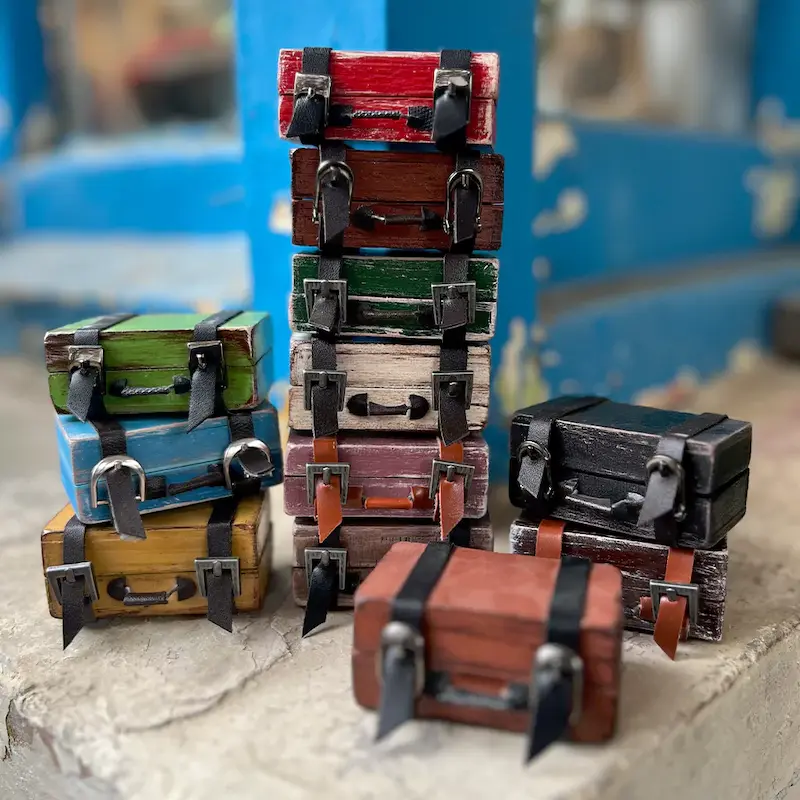 چمدان مینیاتوری دست ساز