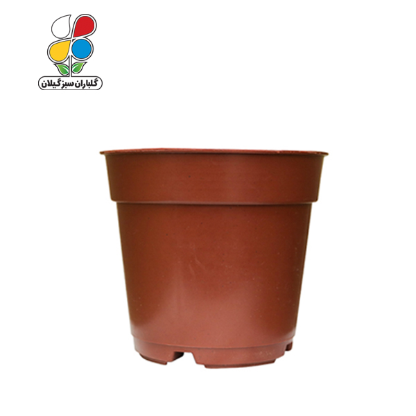 گلدان کشاورزی 16 سانتی‌متری مدل GPPA12 آجری