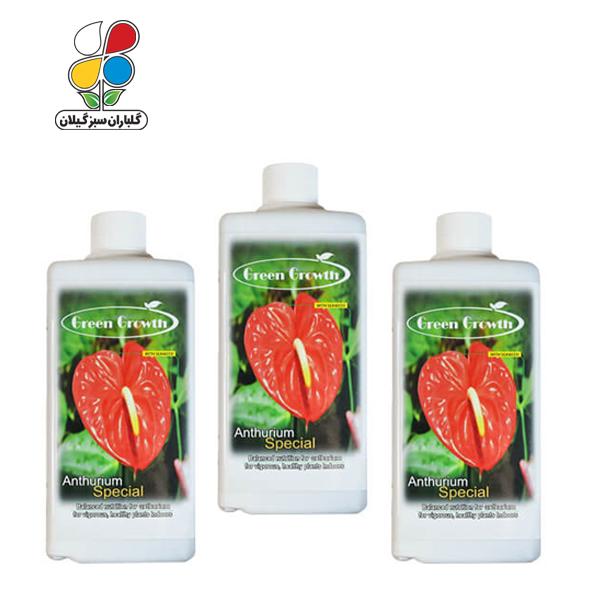 کود مایع آنتوریوم گرین گروت ظرفیت 500 میلی لیتر بسته سه عددی مدل GPMS11 