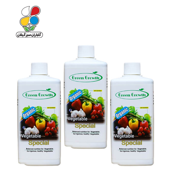 کود مایع سبزیجات ارگانیک گرین گروت ظرفیت 500 میلی لیتری بسته سه عددی مدل GPMS11 