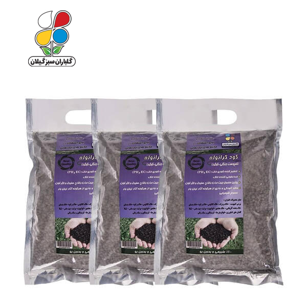 کود گرانوله کمپوست جنگلی 1 کیلوگرمی بسته سه عددی مدل GPS1