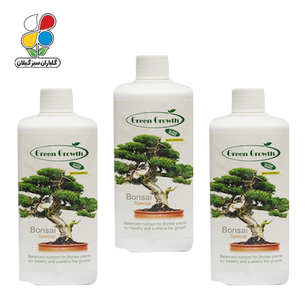 کود مایع بونسای گرین گروت ظرفیت 500 میلی لیتر بسته سه عددی مدل GPMS11 