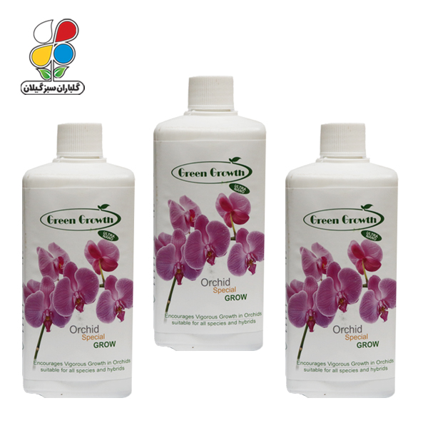 کود مایع ارکیده بعد از گلدهی گرین گروت ظرفیت 500 میلی لیتر بسته سه عددی مدل GPMS11 