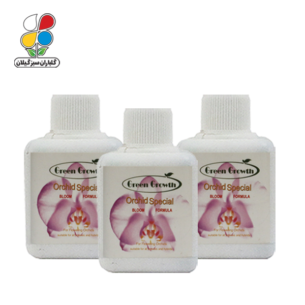 کود مایع مخصوص بوته ارکیده در زمان گلدهی گرین گروت بسته 3 عددی مدل GPMS11 