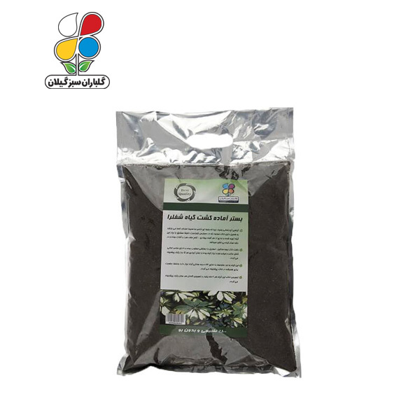 بستر آماده کشت شفلرا بسته 2 کیلوگرمی مدل GPS1 ( بسته 36 عددی)